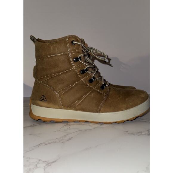 Alpine Design x Kamik Men's Ezra Winter Boots Size 10 Tan Camel Vibram Waterpoof - Picture 1 of 10
